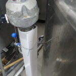 Removeable brewery heater cleaning tube